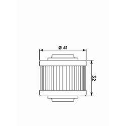 Filtr oleju can-am 990`08-12 (hf559) (50)